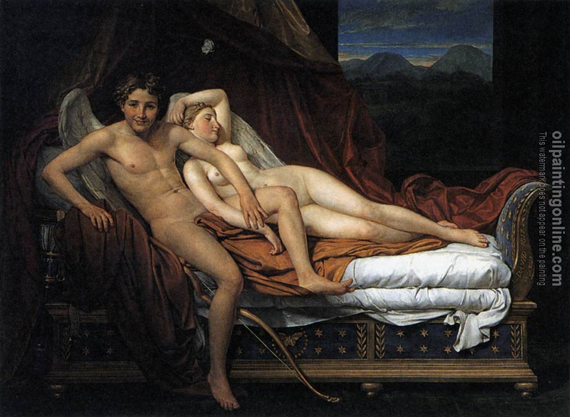 David, Jacques-Louis - Cupid and Psyche